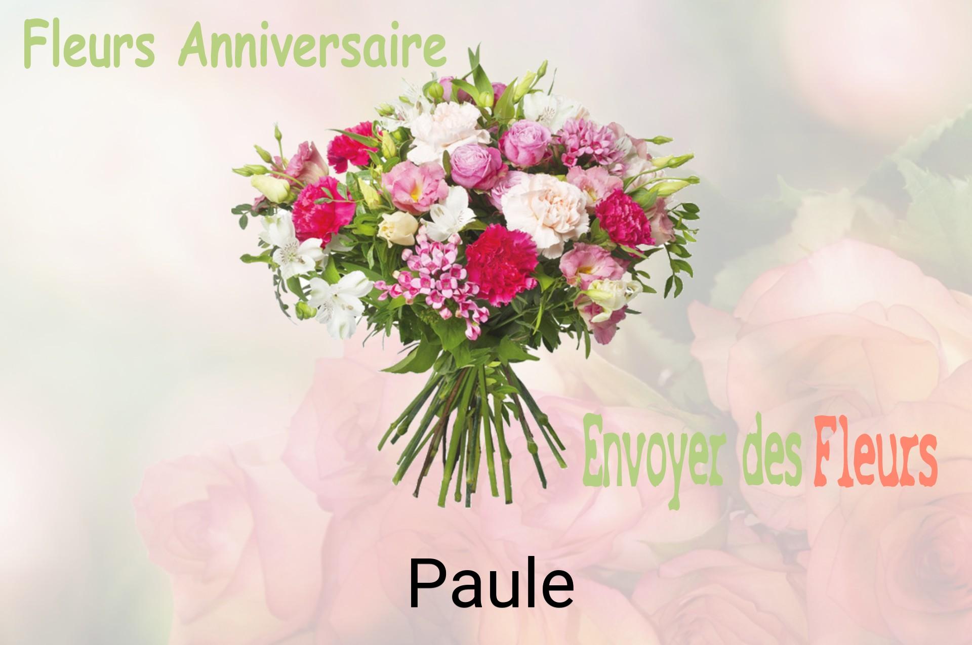 Bouquet de fleurs d’anniversaire livré à Paule